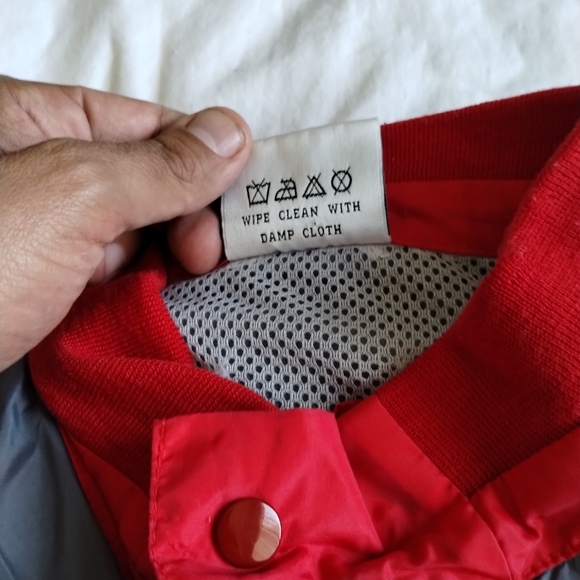 VTG 1990s 😎 Tae KWON Do Jacket LARGE WIDE Big Logo Color Block - Picture 5 of 9